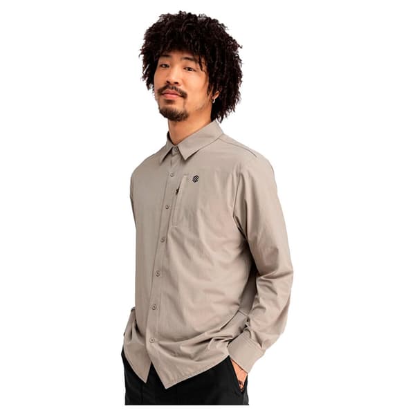 Siroko Ferrata T-shirt Med Lång ärm Beige L Man