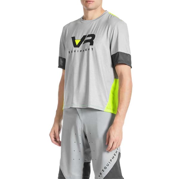 Vr Equipment Eqmtsmb00511 T-shirt Med Korte ærmer Gul,Grå L Mand