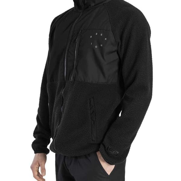 Ion Hd Cotton Fleece Seek Amp Jacka Svart L Man
