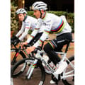 Miniatyrbillede 5 af 8: Pissei Winter World Champion Tadej Pogacar 2024 Uae Team Emirates Langærmet Trøje Hvid L Mand