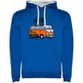 Miniatyrbild 1 av 4: Kruskis Hippie Van Mtb Two-colour Tröja Med Huva Blå 2XL Man
