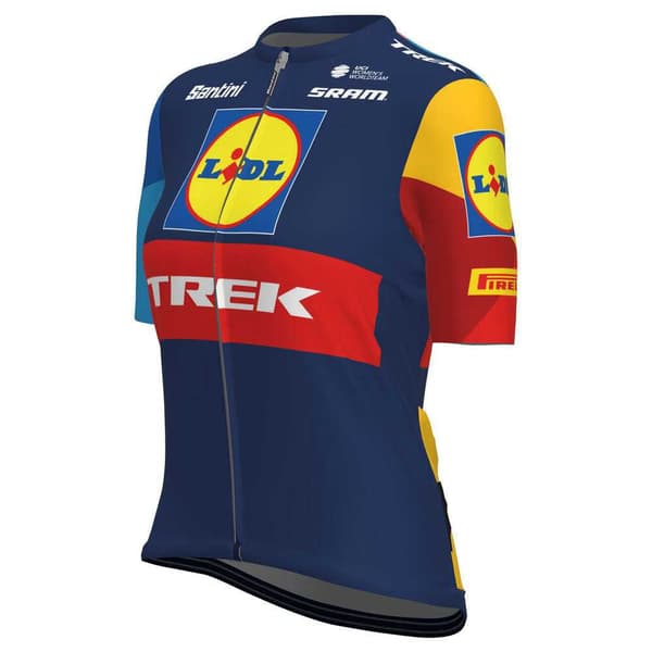 Santini Lidl Trek Kortærmet Trøje Flerfarvet XL Kvinde