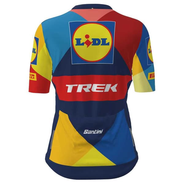 Santini Lidl Trek Kortærmet Trøje Flerfarvet XL Kvinde