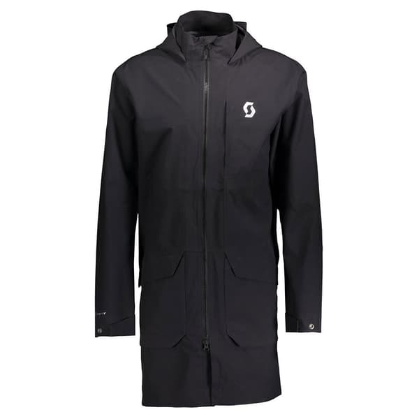 Scott Rain Coat Ft Parka Svart M Man