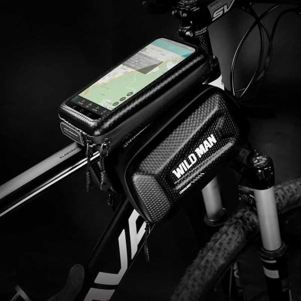Vandtæt cykeltaske med mobilrum WildMan HardPouch XL