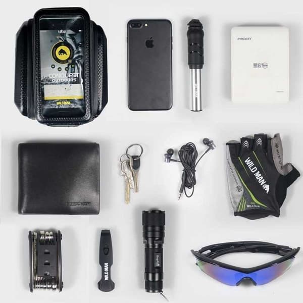 Vandtæt cykeltaske med mobilrum WildMan HardPouch XL