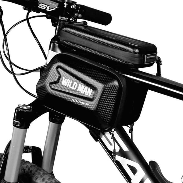 Vandtæt cykeltaske med mobilrum WildMan HardPouch XL