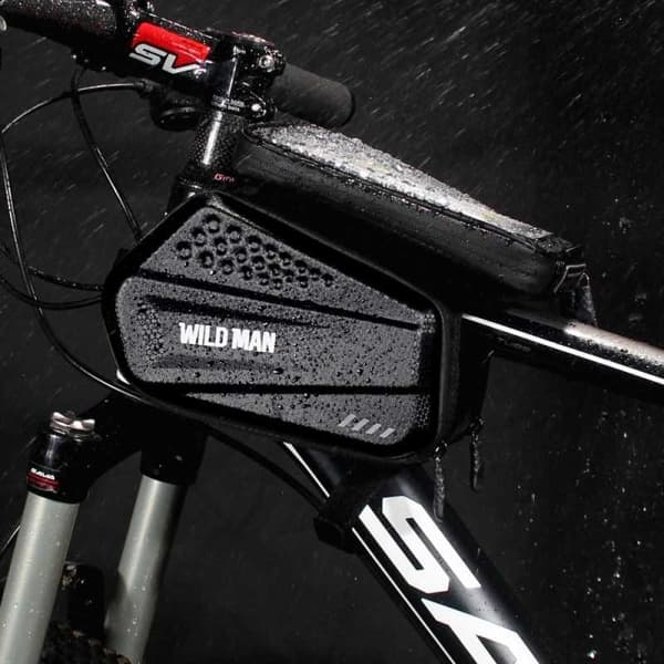 Vattentät Cykelväska med Mobilfack WildMan HardPouch XXL