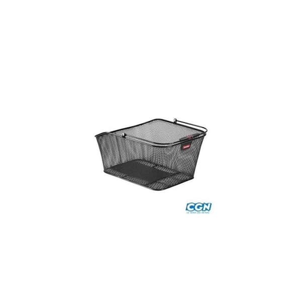Korg av stålnät klickfix city ii 20l svart 31x21x41 cm (med fix korbklip)