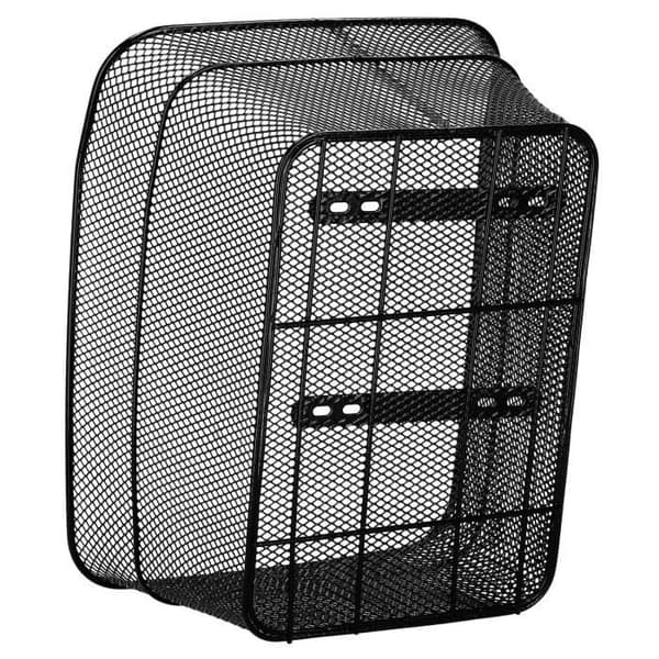 SPRINGOS® Cykelkorg bak 30 x 39,5 cm - Svart - Vuxen - Unisex