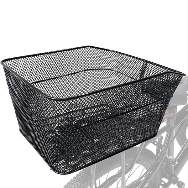 SPRINGOS® Cykelkorg bak 30 x 39,5 cm - Svart - Vuxen - Unisex