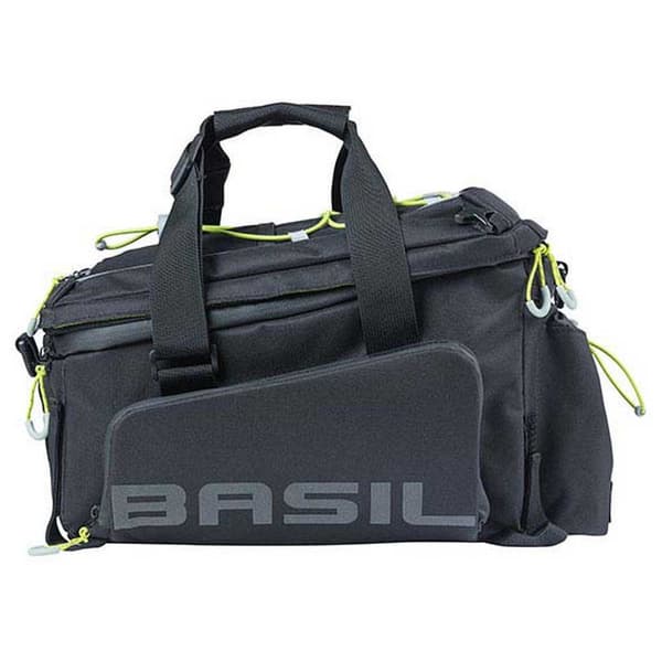 Basil Laukku Miles Xl Pro 9-36l Kanssa Heijastimet Musta