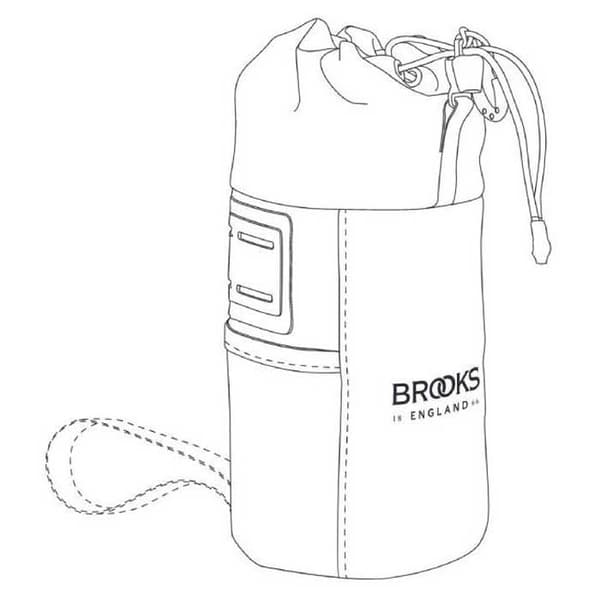 Brooks England Ramväska Scape Feed 1.2l Svart