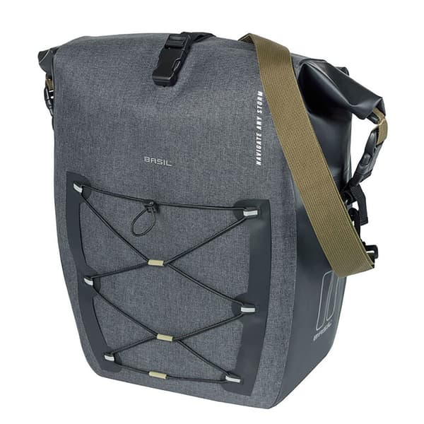Basil Laukku Navigator Storm Hook 25-31l Musta