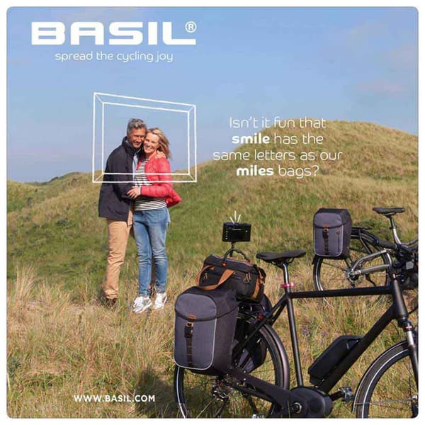Basil Bærepose Miles Topcase 7l Sort