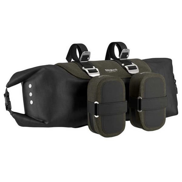 Brooks England Ohjaustangon Laukku Scape Roll 10-12l Musta