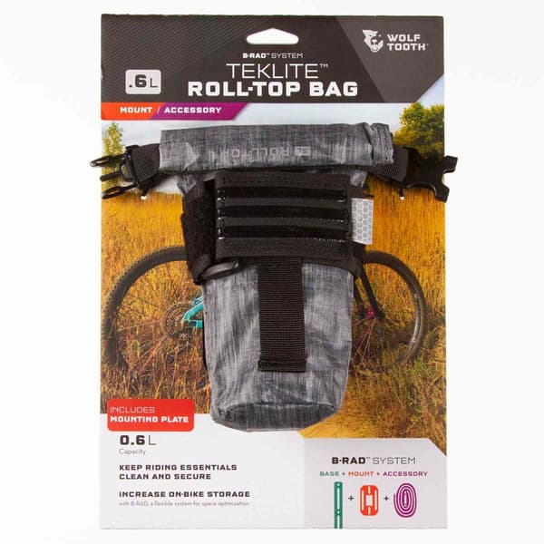 Wolf Tooth Ramväska Wt B-rad Teklite Roll 0.6l Grå