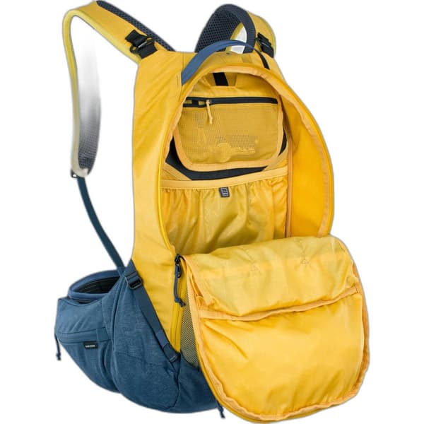 Evoc Rygsæk Trail Pro 16l + Protector Gul,Blå L-XL