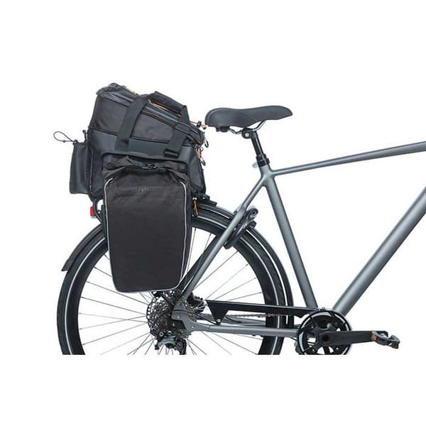 Basil Cykelväska Miles Tarpaulin Xl Pro 9-36l Med Reflexer Svart