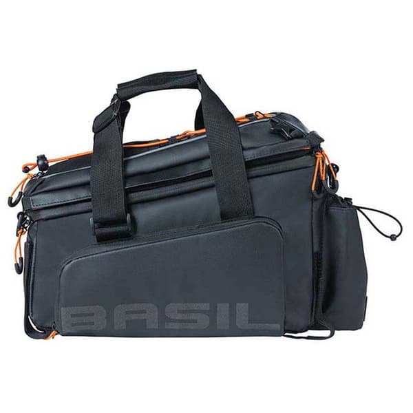 Basil Cykelväska Miles Tarpaulin Xl Pro 9-36l Med Reflexer Svart