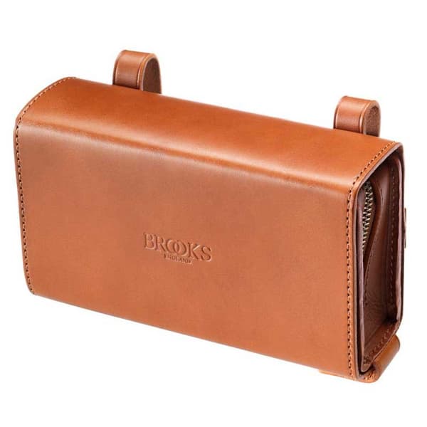Brooks England Satulalaukku D-shaped Ruskea