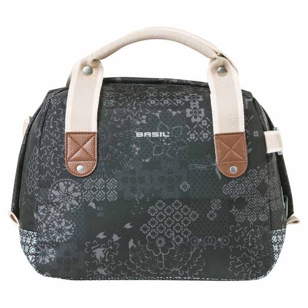 Basil Ohjaustangon Laukku Boheme 8l Harmaa