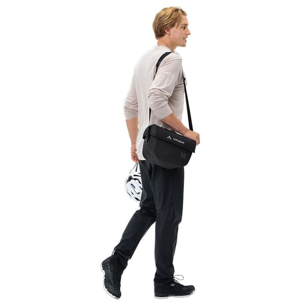 Vaude Ohjaustangon Laukku Aqua Box (rec) 6l Musta