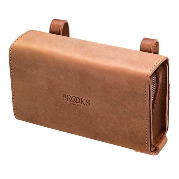 Brooks England Satulalaukku D-shaped Ruskea