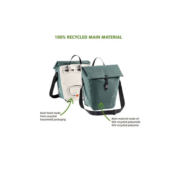 Vaude Bike Bagpannier Recycle Single Brun