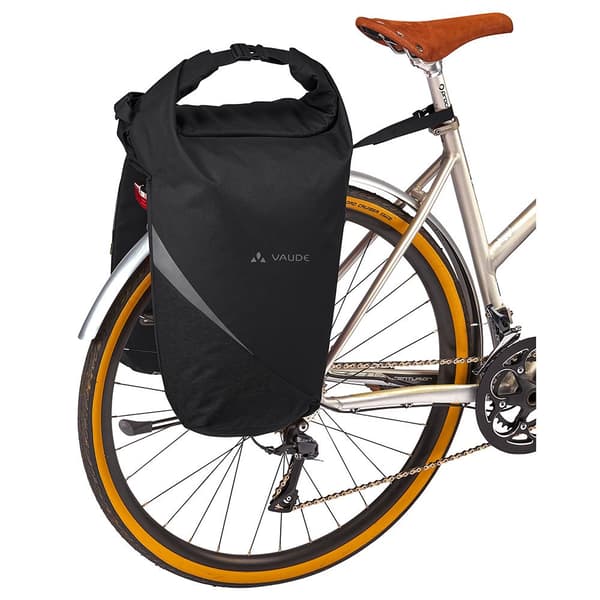 Vaude Bike Road Master Urban Double 32+6l Satulalaukut Musta