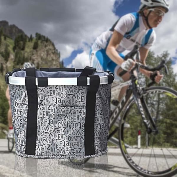Cykelkorg - Vococal - Vattentät modell - Grå - Enkel att fästa - 29 x 31 cm