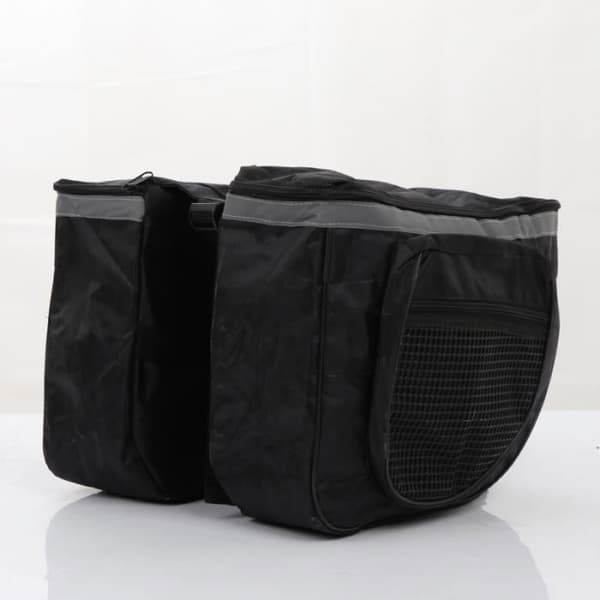 Baksätesförvaringsväska för cykelbagageställ - BIGILANTUH - MTB - Heavy Duty Polyester - Svart