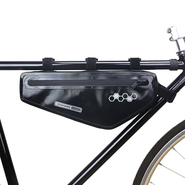 INF Sort PVC Triangle Cykeltaske