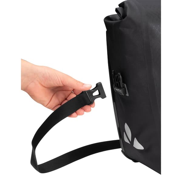 Vaude Bike Aqua Front (rec) 28l Satulalaukut Musta