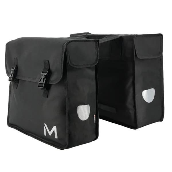 Mobilis Double Luggage Carrier Satulalaukut 30l Musta