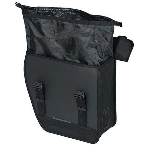 Basil Tour Waterproof Hook-on Left Satulalaukku 14l Musta