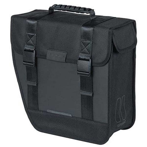 Basil Tour Waterproof Hook-on Left Satulalaukku 14l Musta