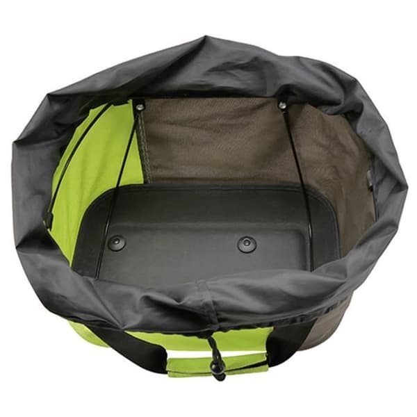KlickFix Alingo GT cykelkorg för Racktime grön/brun - Belastning 10 kg