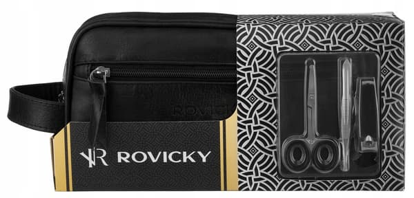 Miesten nahkainen kosmetiikkalaukku - Rovicky