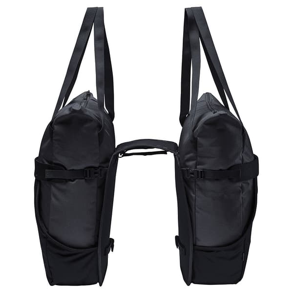 Vaude Bike Twinshopper Satulalaukut Musta