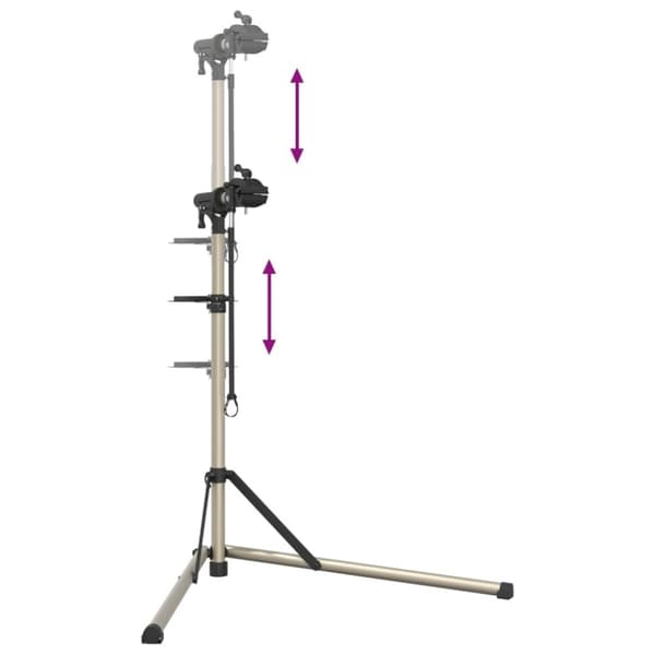 vidaXL Reparasjonsstativ sammenleggbar justerbar 102-160 cm aluminium