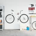 Miniatyrbillede 4 af 11: vidaXL væghængt reparationsstativ til cykler foldbart stål rød og sort