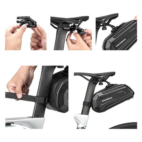 Rockbros B69 styv cykelsadelväska