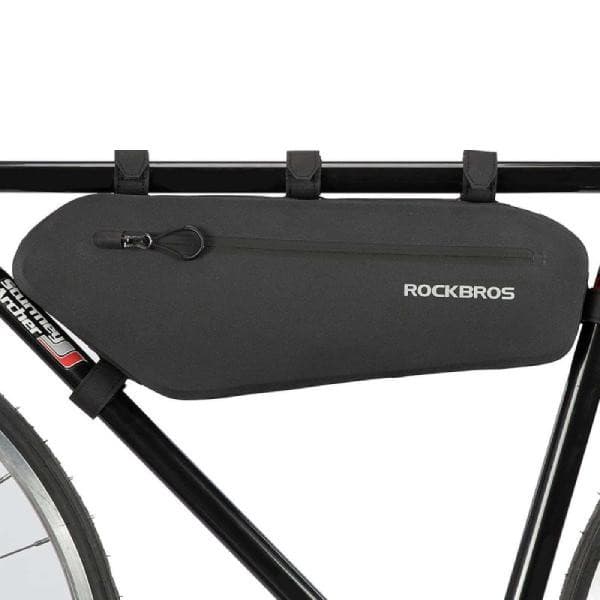 Laukku, pyörälaukku runkoon 4L ROCKBROS (AS-018) musta, vedenpitävä