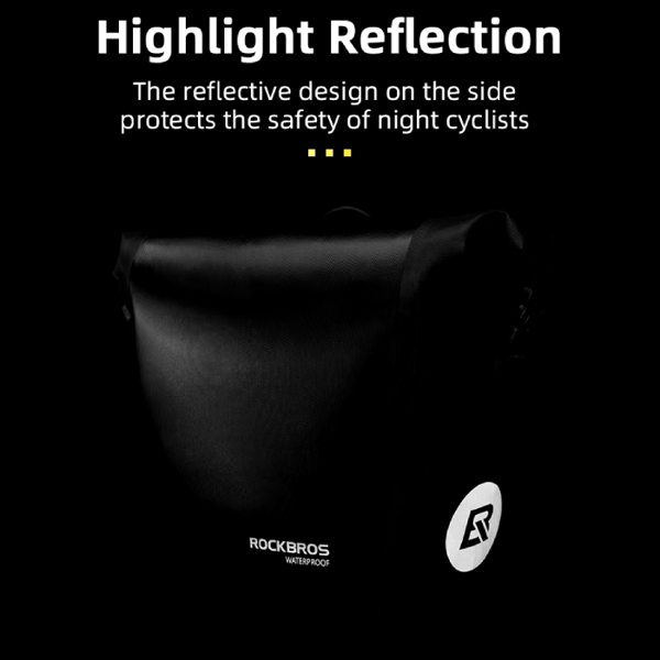 Taske, cykelkuffert, side ROCKBROS (AS-003-1BK) vandtæt