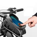 Miniatyrbild 1 av 4: Cykelväska för telefon, vattentät CALDION - Svart - För smartphone upp till 6,5 tum