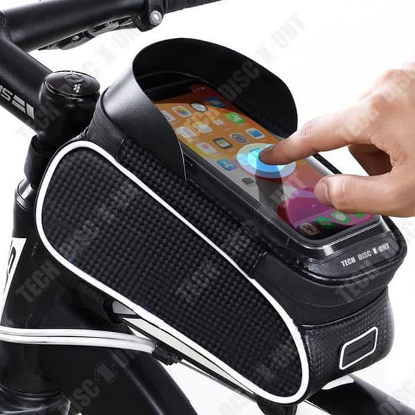 TD® Cykel frambalk ridväska MTB vattentät navigation ridväska mobiltelefonväska
