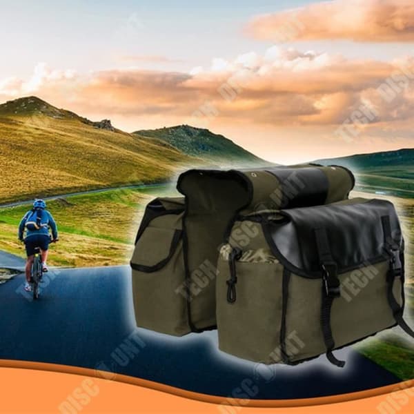 TD® Långdistans cykel med stor kapacitet piggyback svansväska ridväska mountainbike hylla ridväska