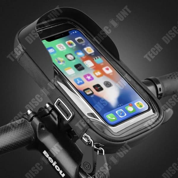 TD® Touch Screen Mobiltelefonhållare Motorcykel Elcykel Vattentät Hållare Kortväska Mobiltelefonhållare