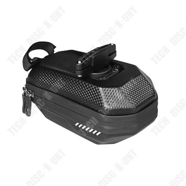 TD® Carbon Pattern Cykelväska Stor kapacitet Mountainbike Bakre bakväska Hard Shell Sadelväska Ridutrustning
